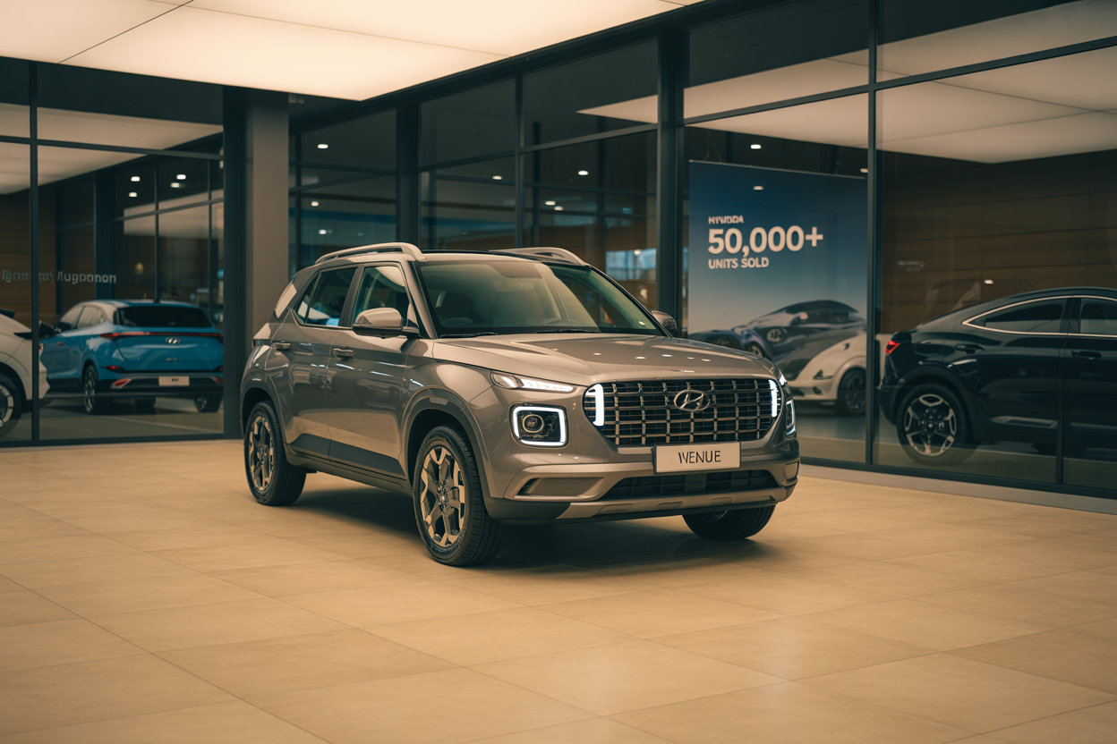 Hyundai Registers Over 50,000 Units In Nov 2025, New Venue Effect?