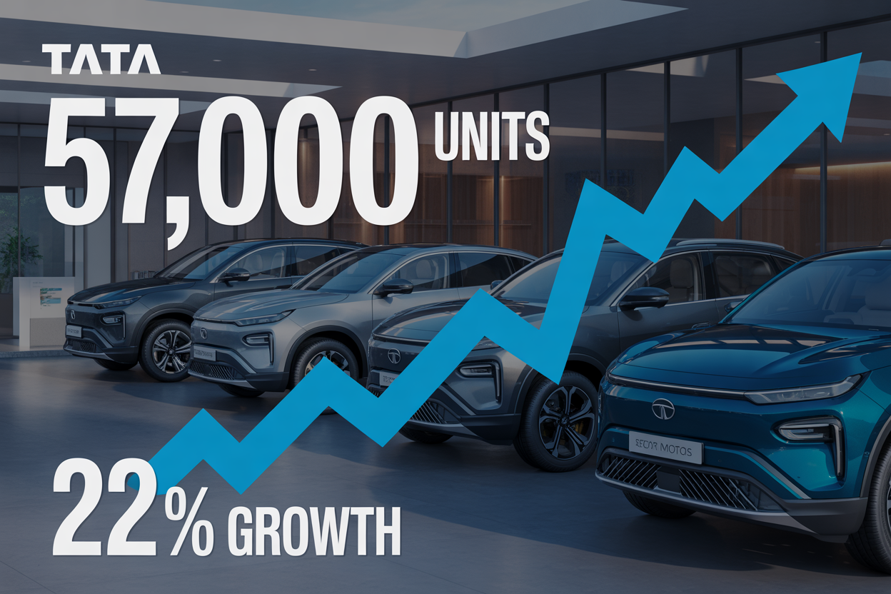 Tata Sales At 57,000 Units In Nov 2025 With 22% Growth