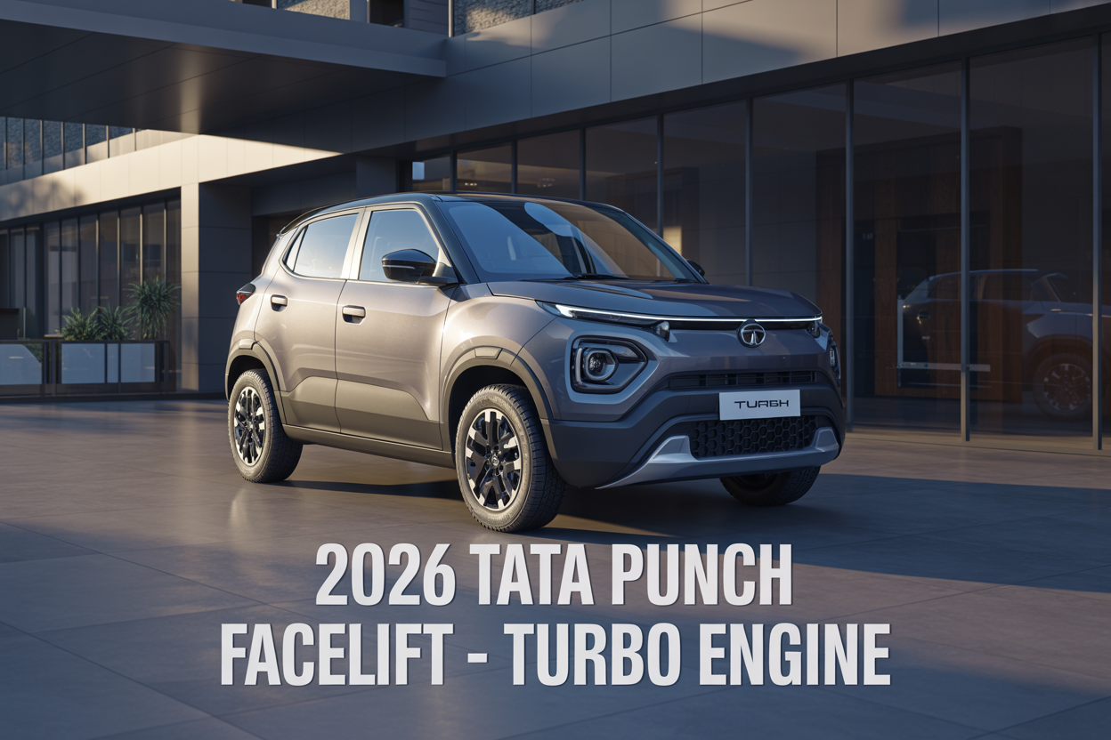 2026 Tata Punch Facelift Teased Again – Turbo Engine